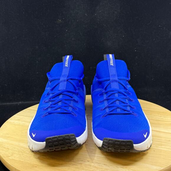 Mens Size 10 Nike Free Metcon 6 Racer Blue White Black Training Shoes FJ7127 402 - Picture 3 of 10